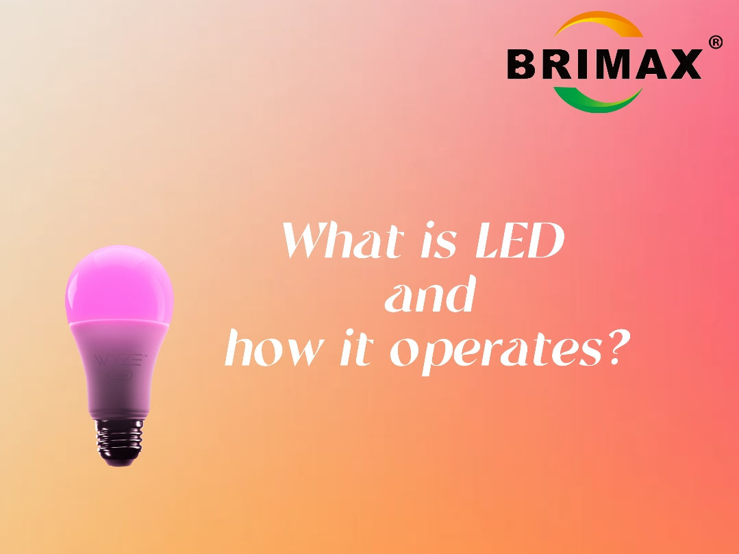 What is LED (light-emitting diode) and how it operates?