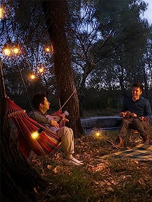 BRIMAX DC5V transparenter Kunststoff 10W S14 USB LED-Lichterkette 2700K dimmbar (1Pack)
