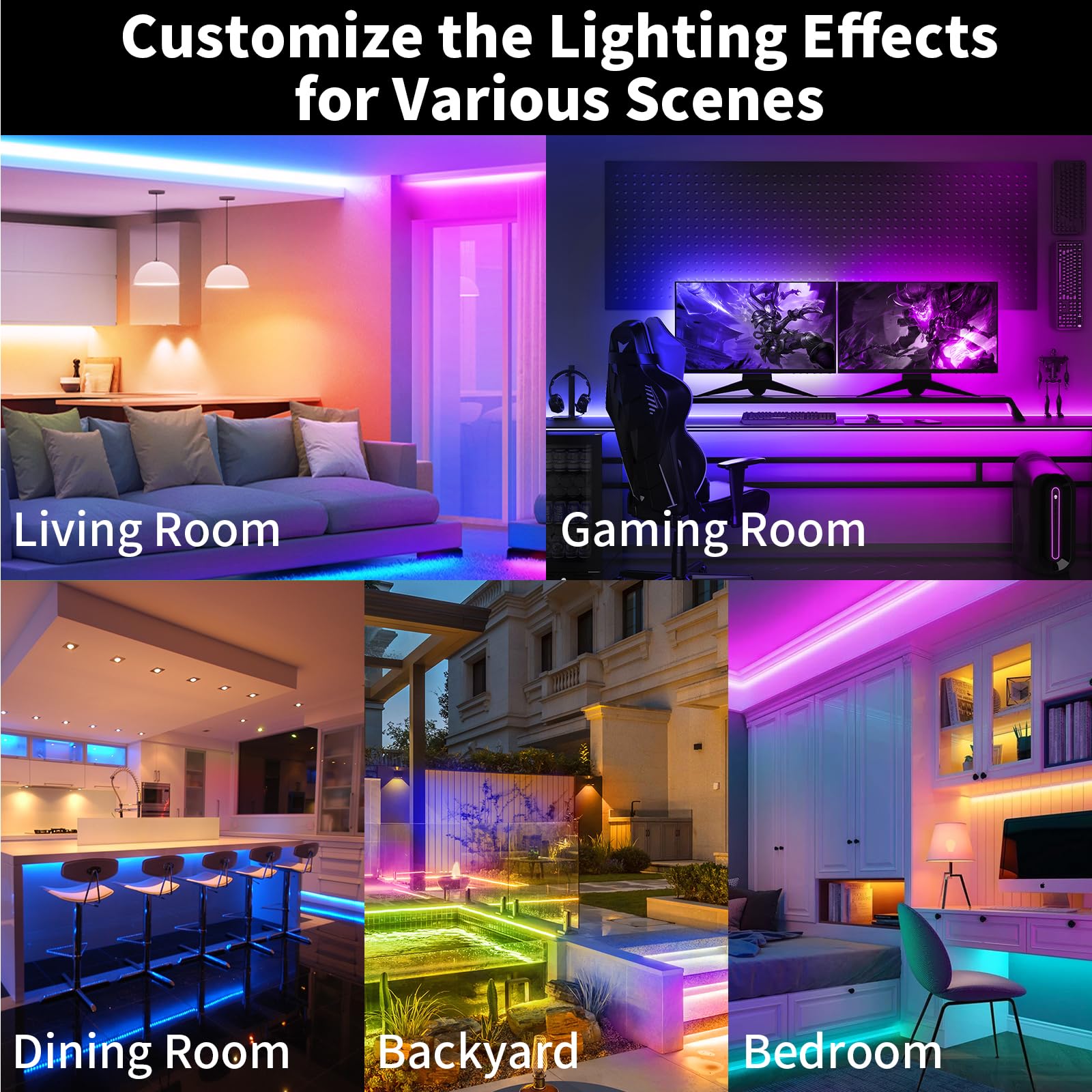 BRIMAX 50Ft Neon Rope Lights,24V Smart RGB LED Strip Lights,Works with Alexa,Multicolor,Music Sync,Dimmable,Remote/APP Control,Outdoor IP67 Waterproof,Flexible DIY Design for Bedroom Indoor Outdoor