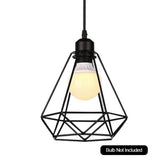 BRIMAX Industrial Style Iron Lighting Fixture, Bulb Not Included (1 Pack)