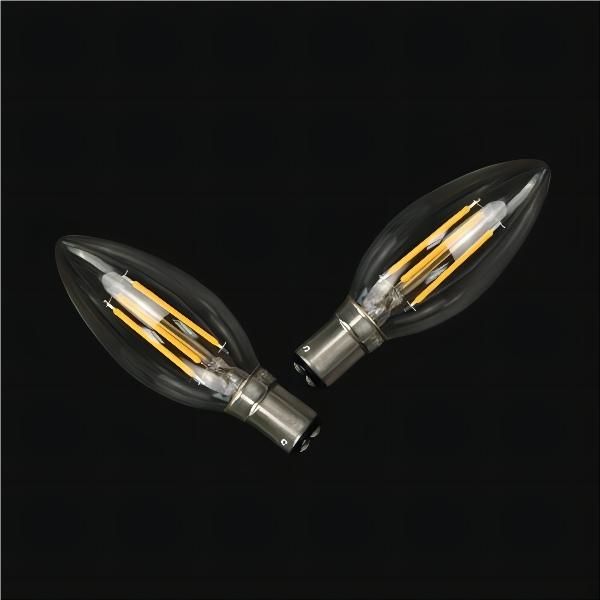 BRIMAX 230V Clear Glass 4W B15 C35 LED Bulb 2700K (5Pack)