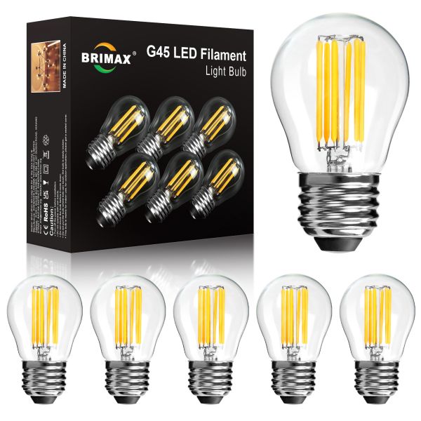 E27 E26 LED Bulb Lamp 110V 220V 6W 56-2835 Refrigerator light Replace G45  bulb