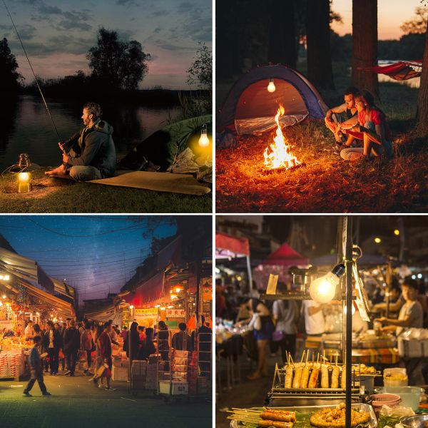 BRIMAX DC5V Clear Plastic 3W A60 USB LED Bulb 2700K (1Pack)