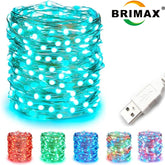 BRIMAX 16 Color USB Powered  LED Fairy Lights (16.4ft)