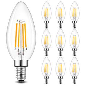 Brimax E14 C35  2700K 4W 6W 40W Equivalent Energy Saving  Dimmable  Candle Bulbs