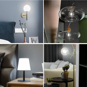 BRIMAX AC230 E27 G45 4W Dimmable LED Bulbs for Home Pack of 4