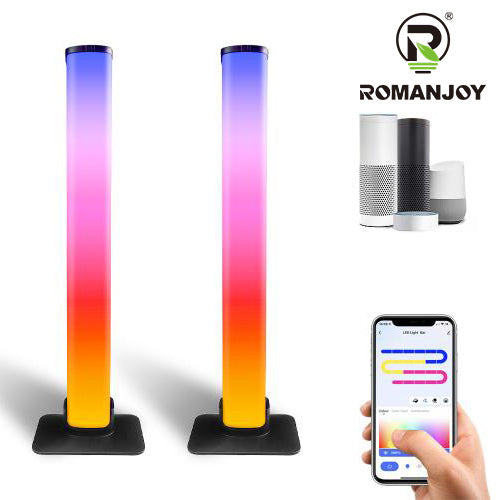 Brimax 5W DC 5V Wifi Smart USB RGB LED Music Light Bar (1 paquete = 2 luces)