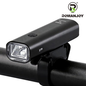 Romanjoy Bicycle Headlight for Handlebars at Night (1 Pack)